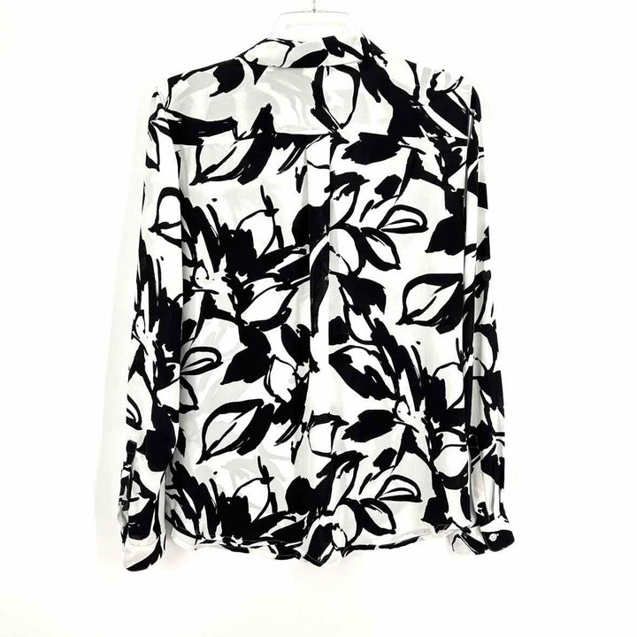 Size M LOFT Black/White Shirt