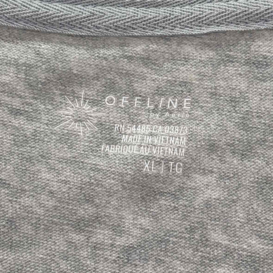 Size XL AERIE Gray Thermal Shirt
