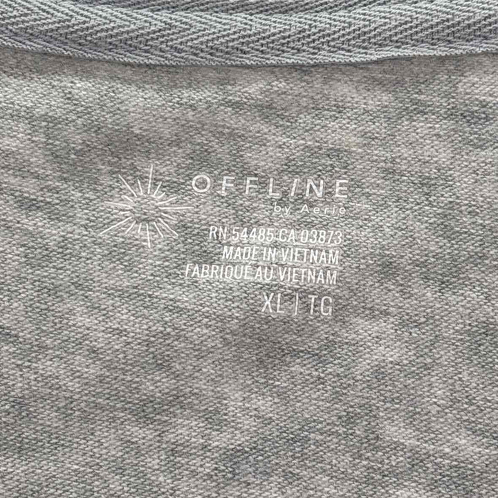 Size XL AERIE Gray Thermal Shirt