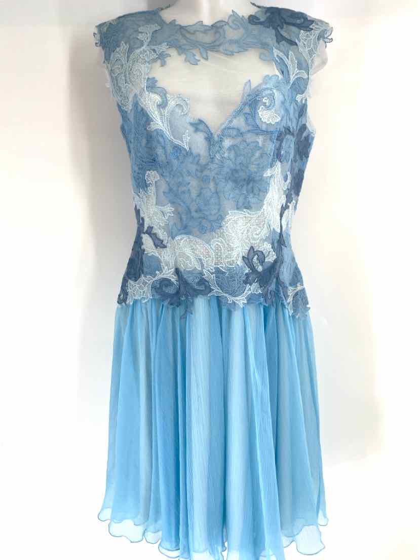 Size 14 TADASHI SHOJI Blue PROM