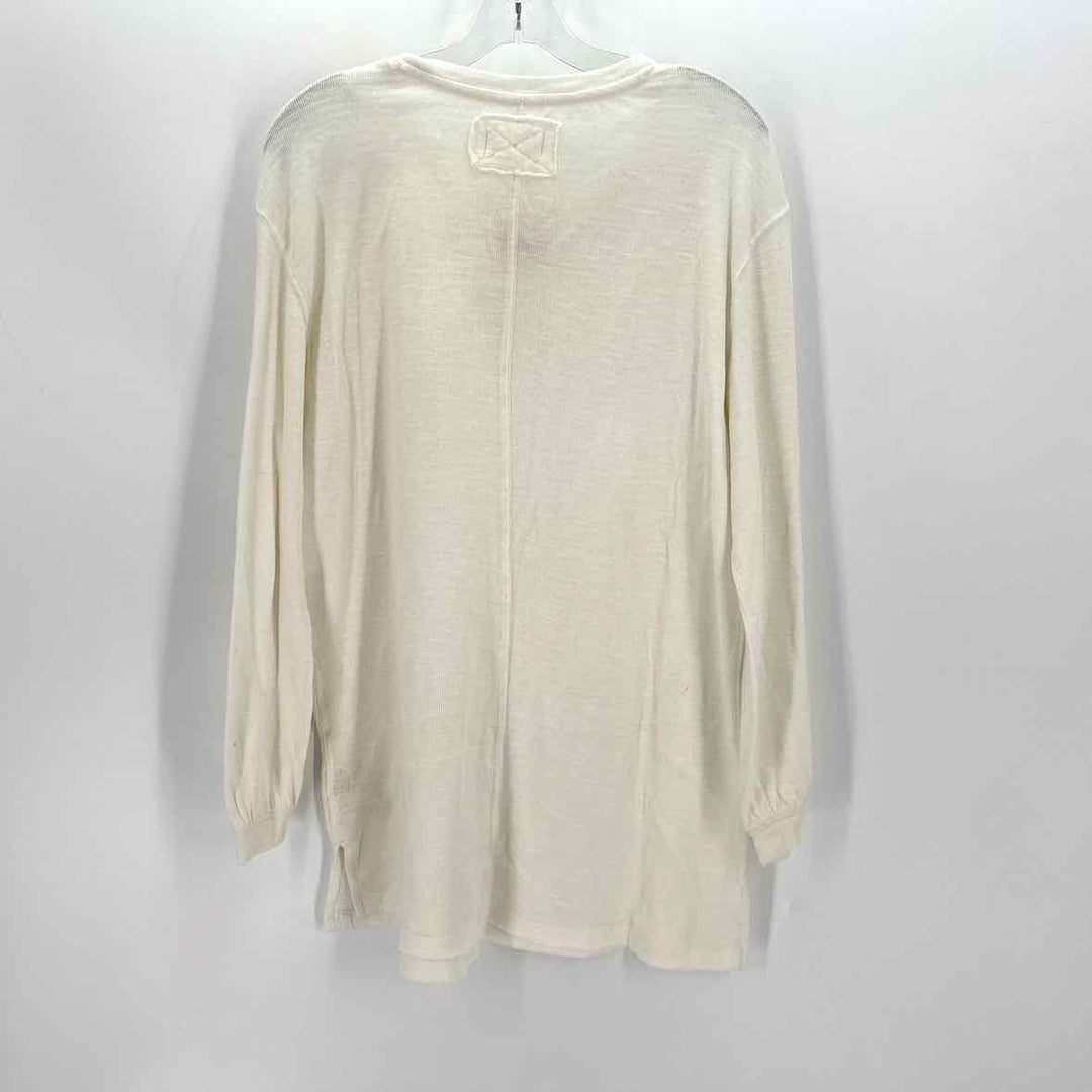 Size M WE THE FREE Ivory Cotton Sweater