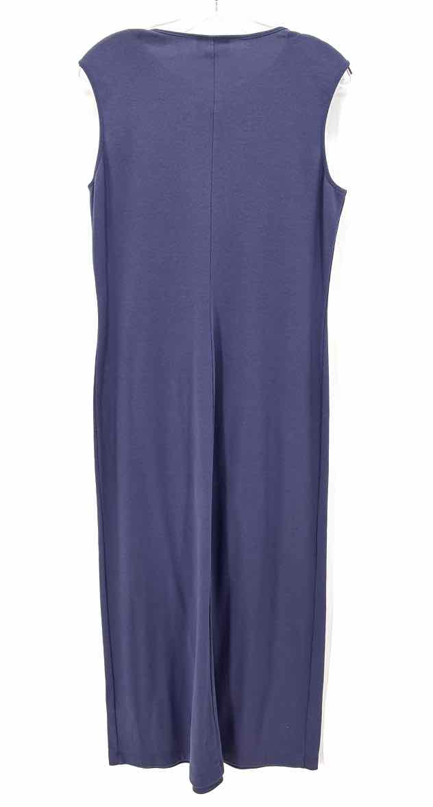 Size M LAND END Blue Dress