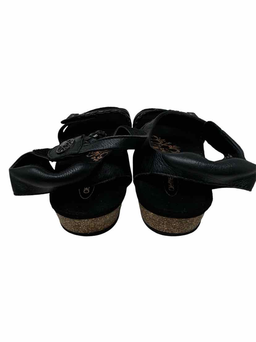 Shoe Size 9 AETREX Black Sandals