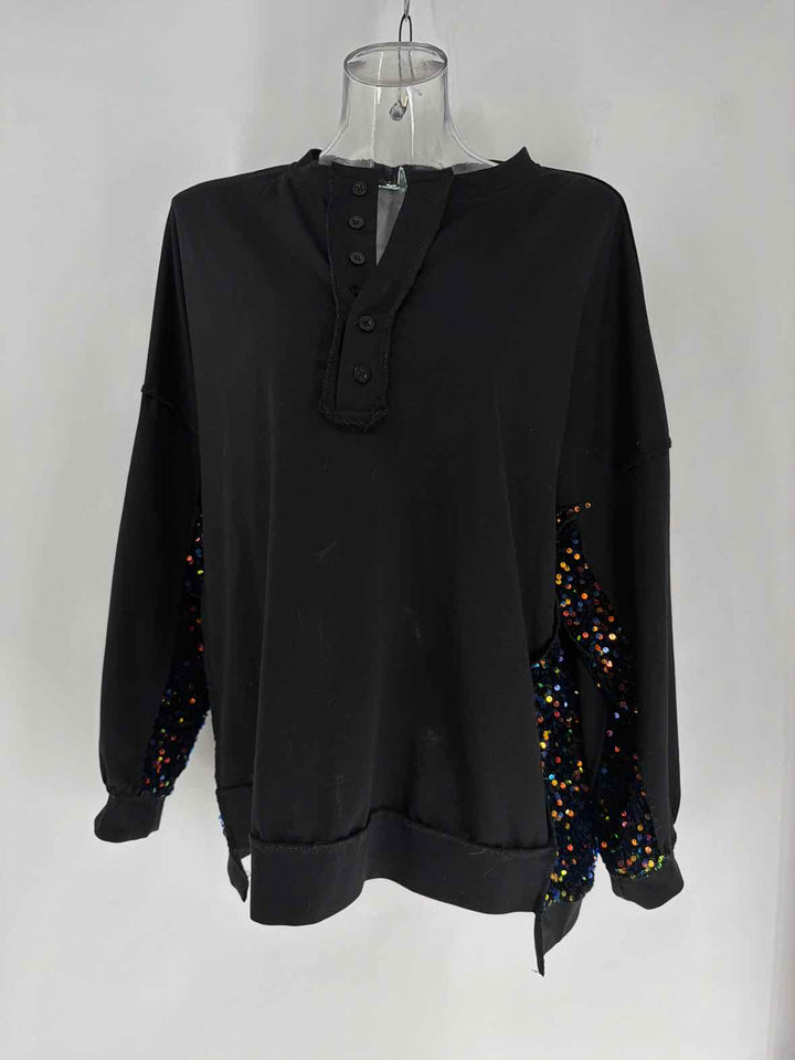 Size 2X Black Sweater