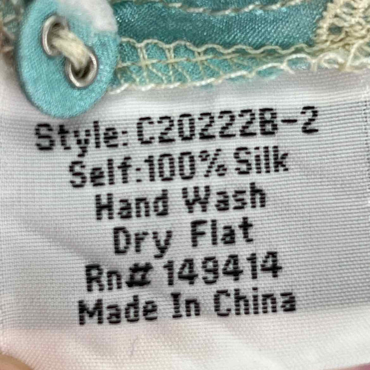 Size M Johnny Was Multi-Color Silk Shirt