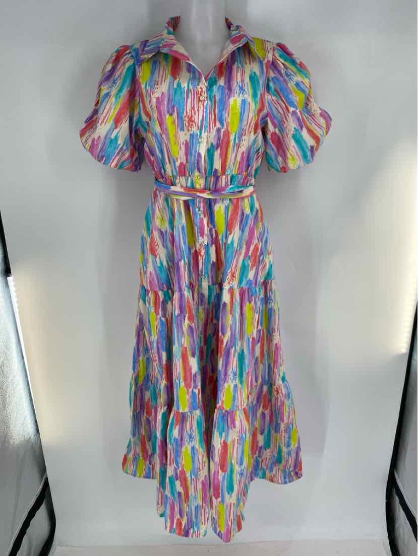 Size M PEACH LOVE Multi-Color Dress