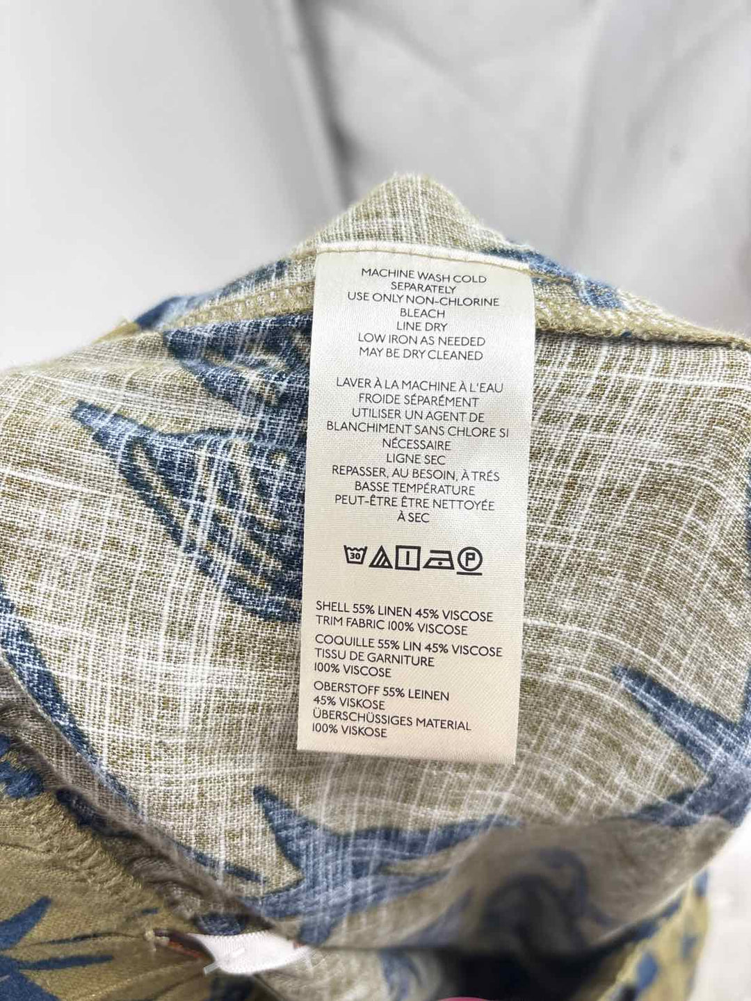 Size S FREE PEOPLE Green Print Pants