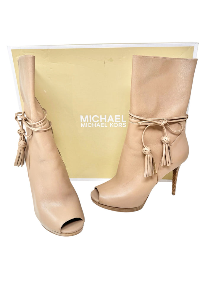 Shoe Size 41 Michael Kors Tan Leather Boots
