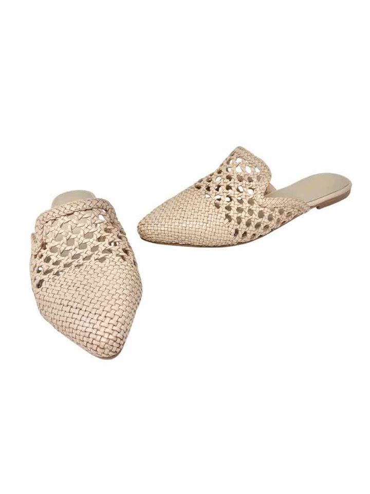 Shoe Size 8.5 Tan Mules