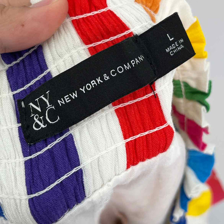 Size L NY & CO Multi-Color Skirt