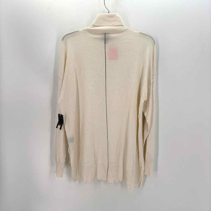 Size L WORTHINGTON Cream Knit Sweater