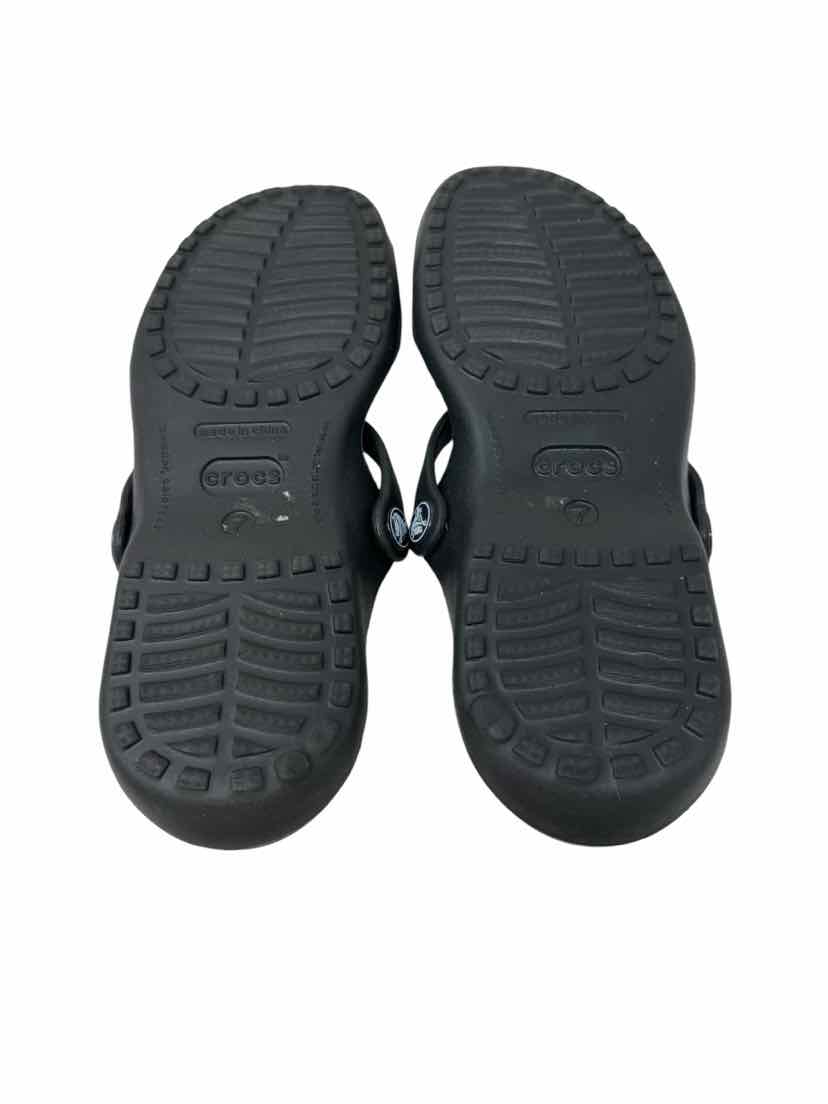 Shoe Size 7 Crocs Black Sandals