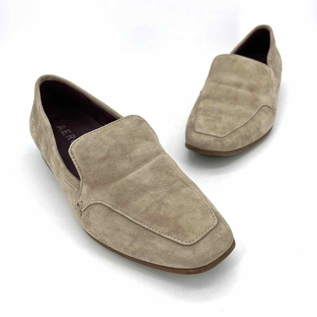 Shoe Size 7.5 AEROSOLES Taupe Leather Loafers