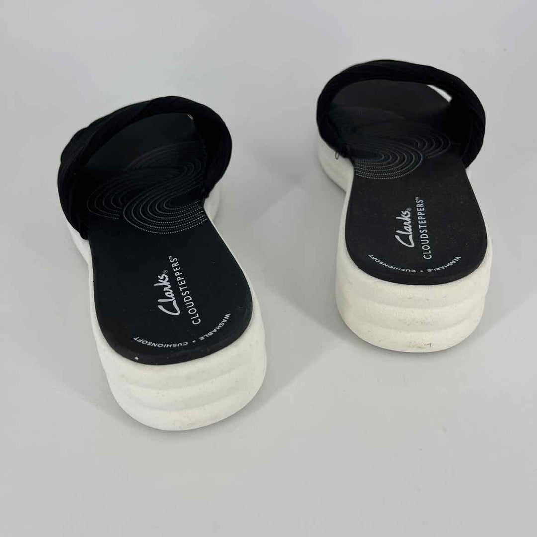 Shoe Size 7.5 CLARKS Black Sandals