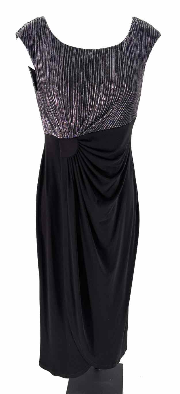 Size 10 CONNECTED APPAREL Multi-Color Dress