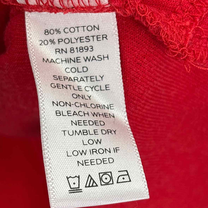 Size L D & CO Red Velour Vest