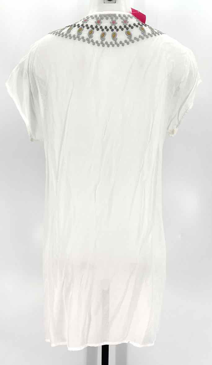 Size M Johnny Was White Shirt