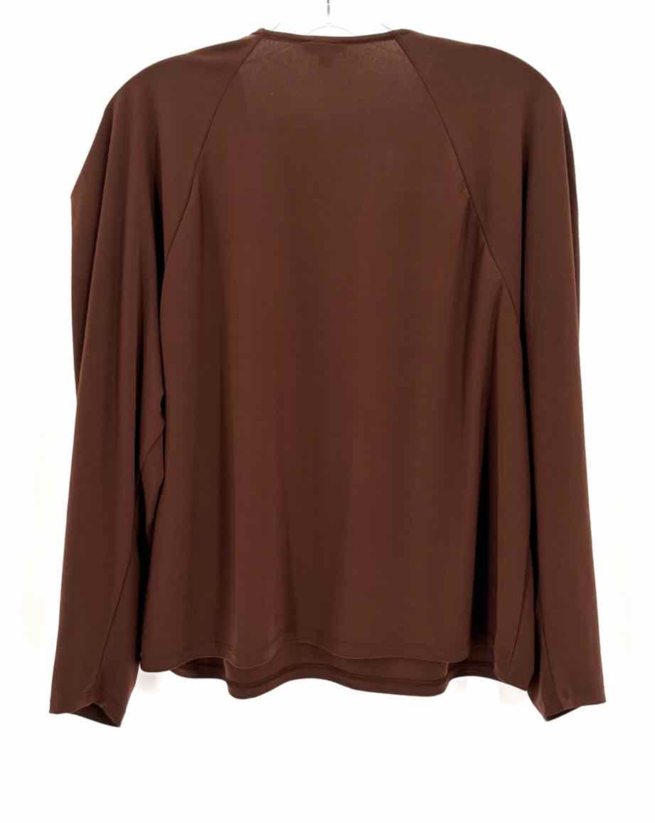 Size L EXPRESS Brown Knit Shirt