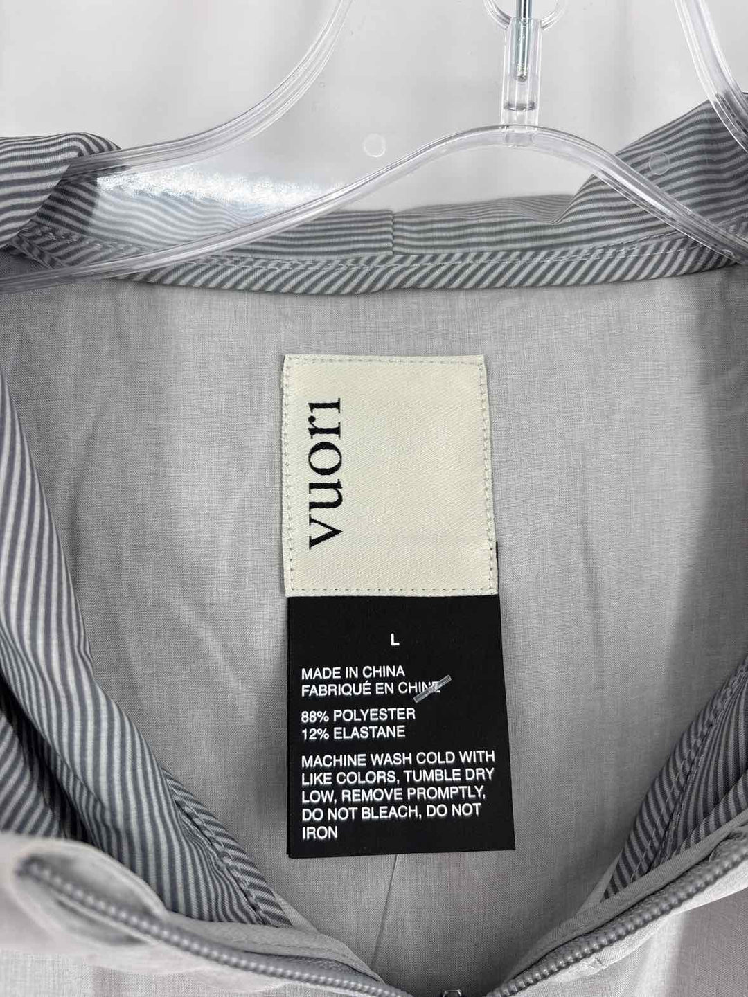 Size L VUORI Gray Jacket
