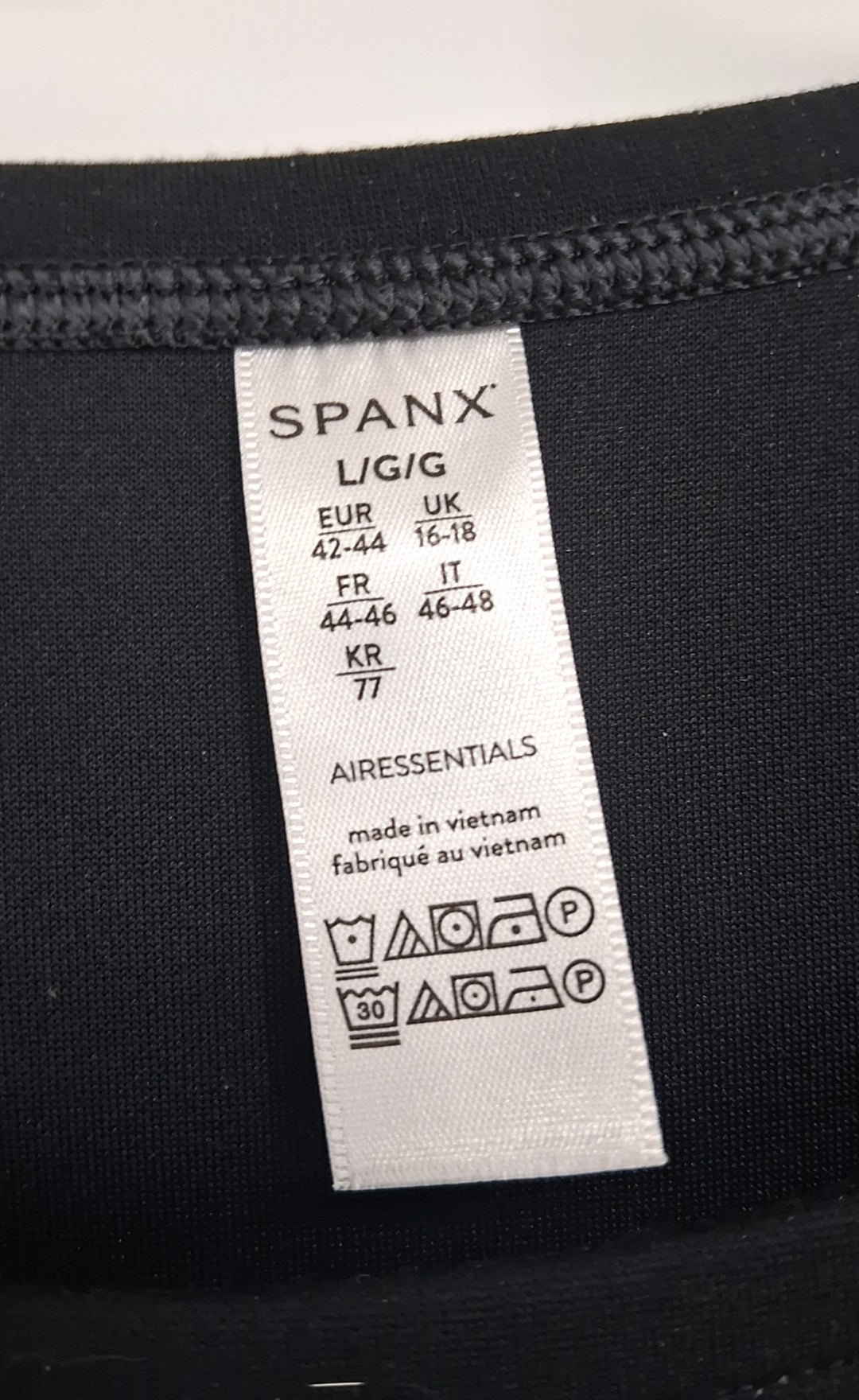 Size L SPANX Black Dress