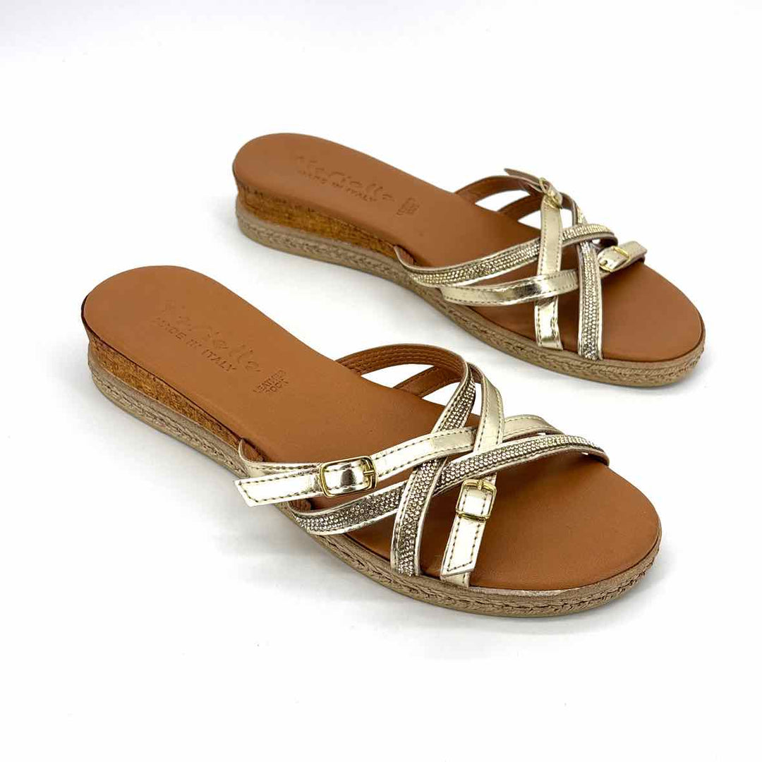 Shoe Size 9 Gold Sandals