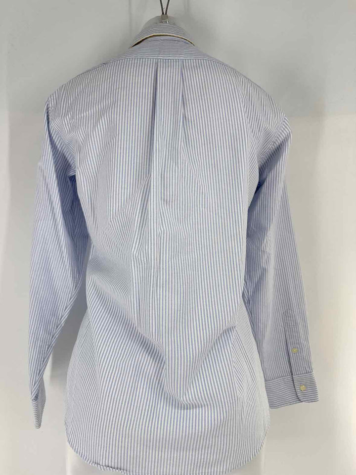 Size 8 RALPH LAUREN Blue Shirt