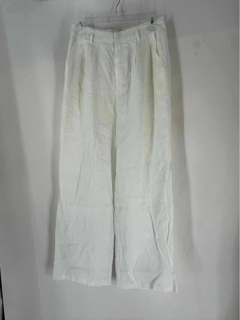 Size 10 White Linen Pants