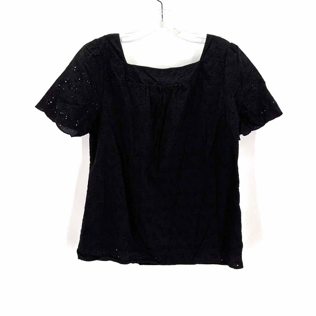 Size L Talbots Black Shirt