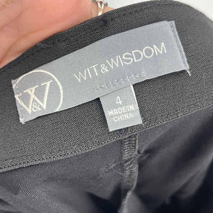 Size 4 WIT & WISDOM Black Pants