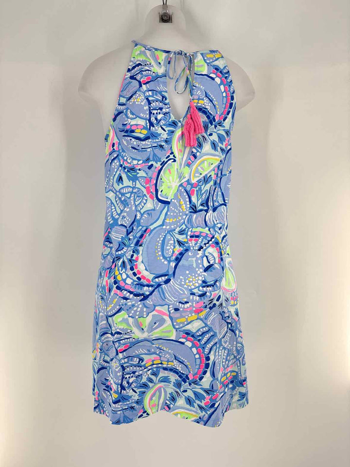 Size S Lilly Pulitzer Blue Print Dress