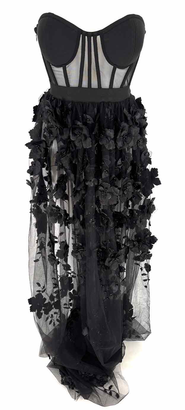 Size M Black Mesh Dress