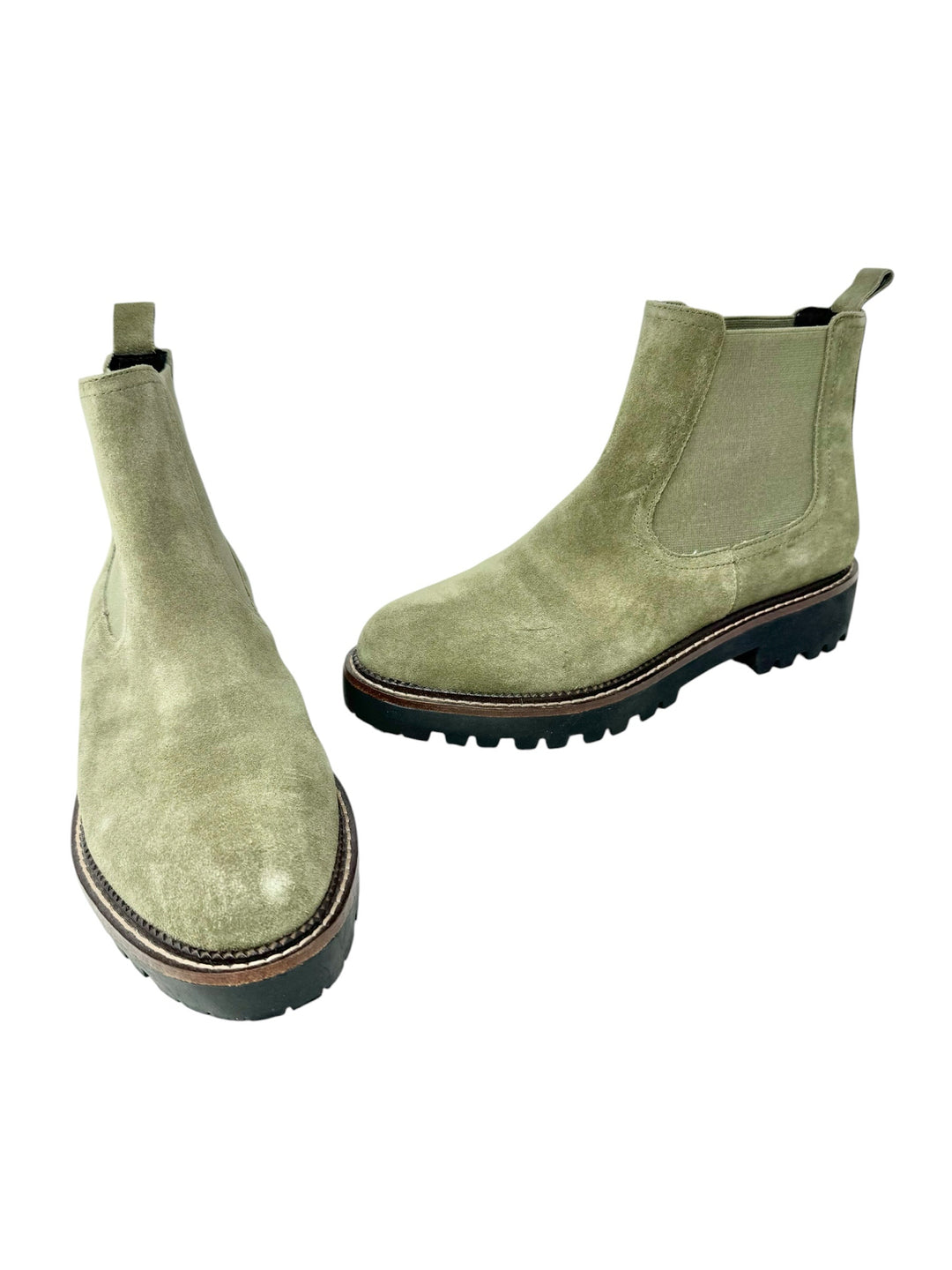 Shoe Size 9 CASLON Olive Suede Boots