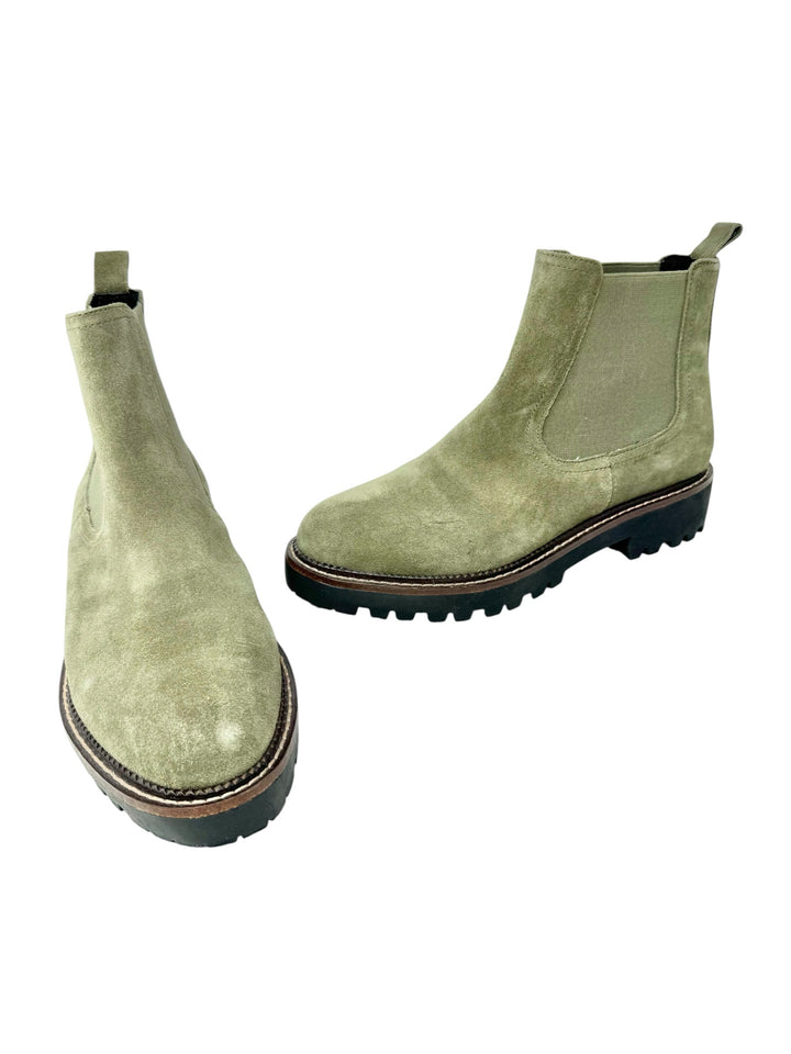 Shoe Size 9 CASLON Olive Suede Boots