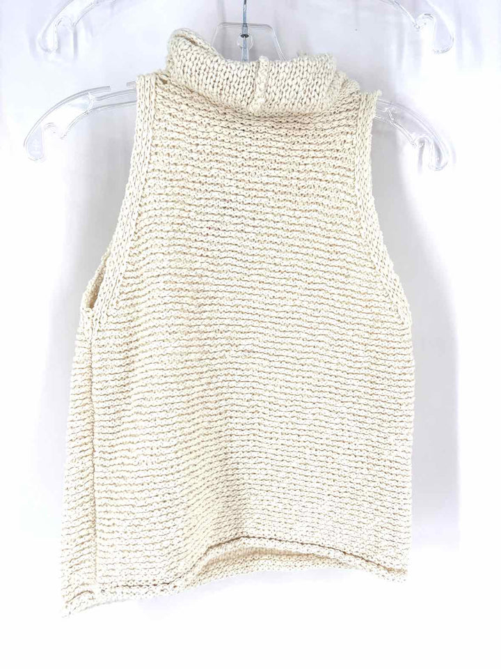 Size XS Pilcro & the Letterpress Tan Knit Shirt