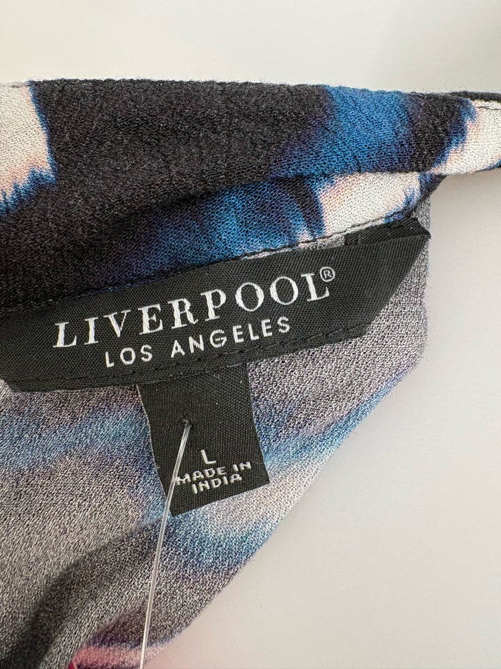 Size L LIVERPOOL Black Shirt
