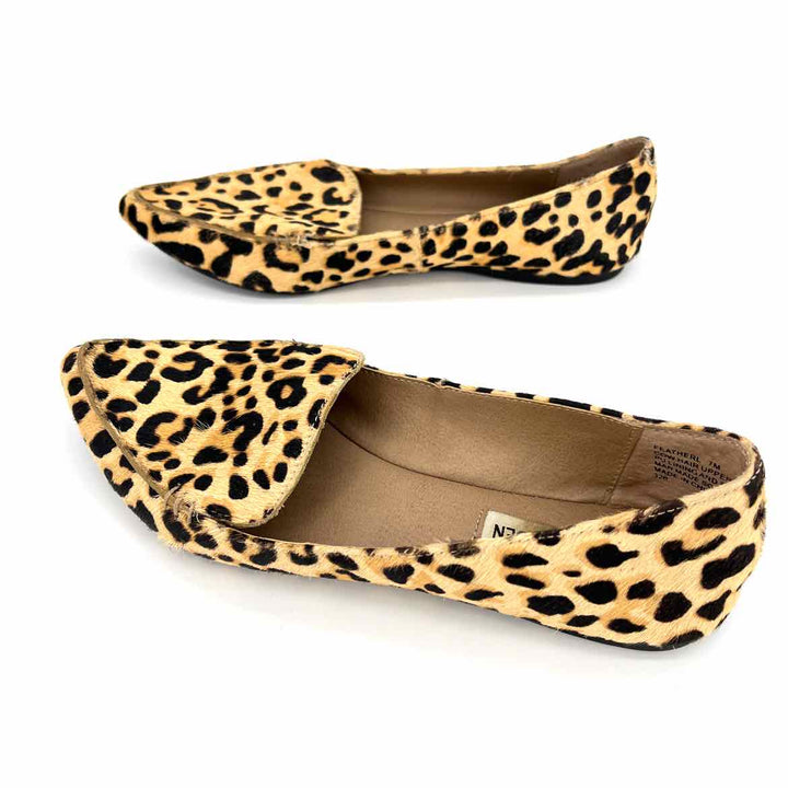 Shoe Size 7 Steve Madden Multi-Color Calf Hair Flats