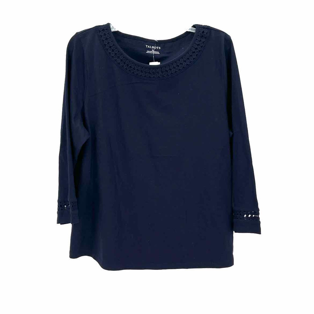 Size XL Talbots Navy Shirt