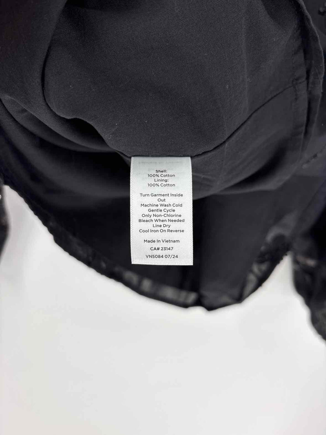 Size L Talbots Black Shirt
