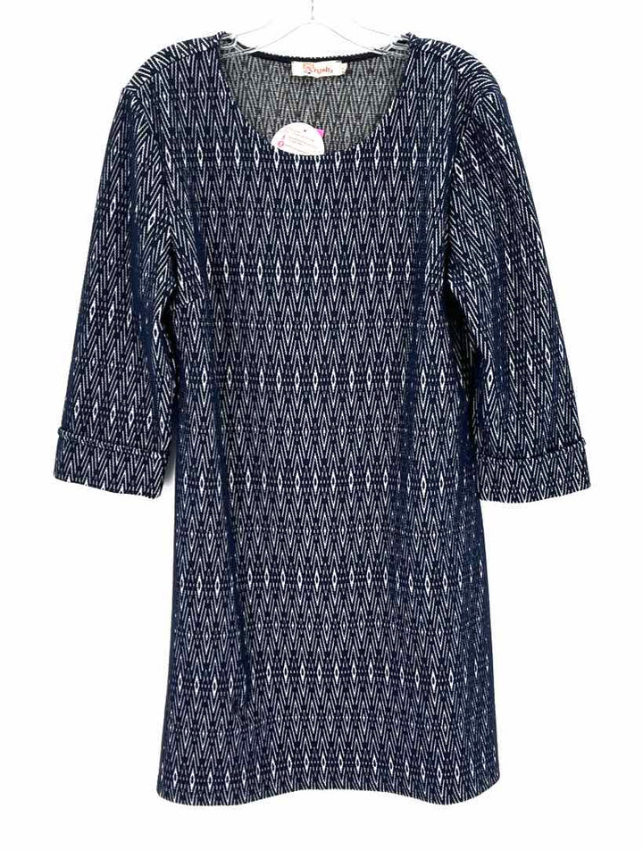 Size XL ARYEH Navy Knit Dress