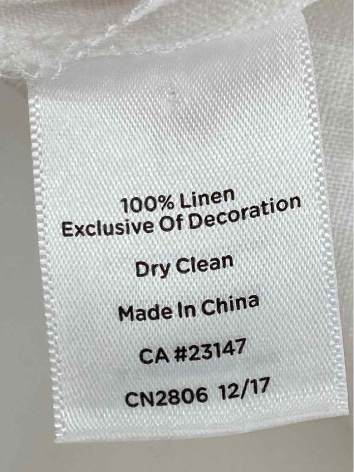 Size S Talbots White Linen Shirt