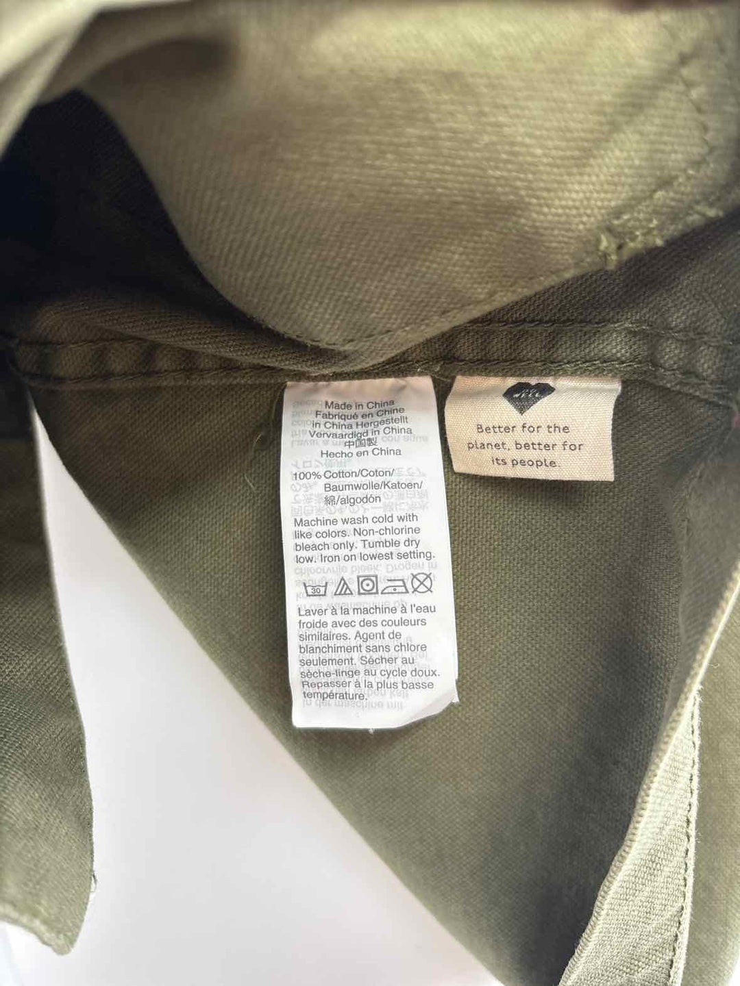 Size S MADEWELL Olive Jacket