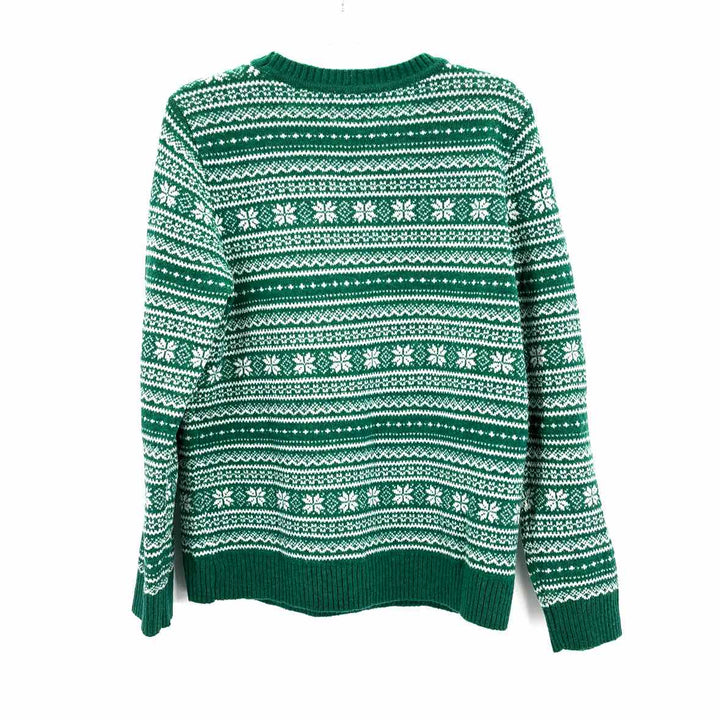 Size M Croft & Barrow Green Knit Sweater