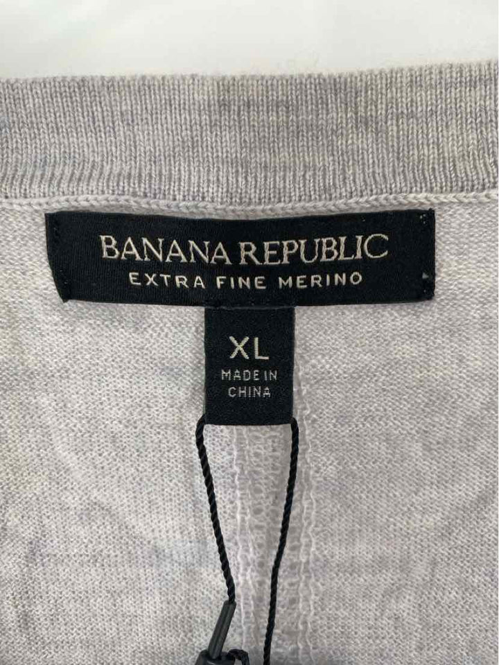 Size XL Banana Republic Gray Wool Sweater