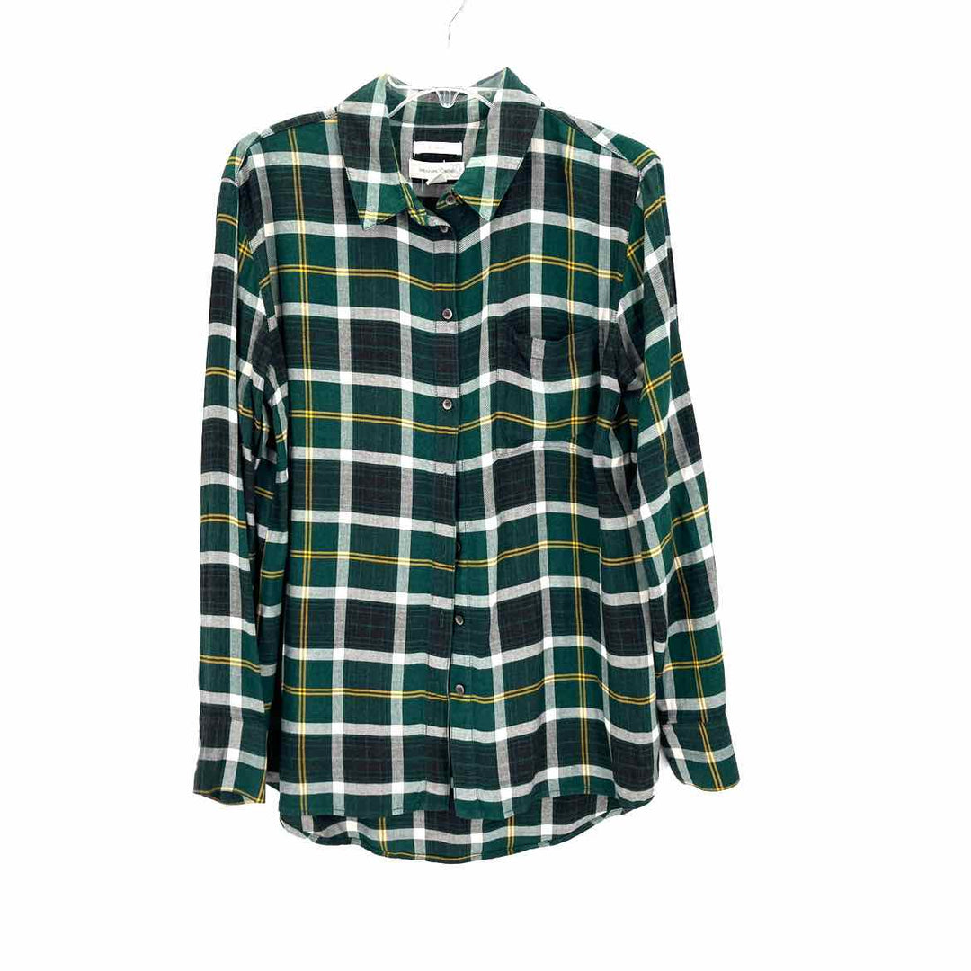 Size L TREASURE & BOND Green Shirt