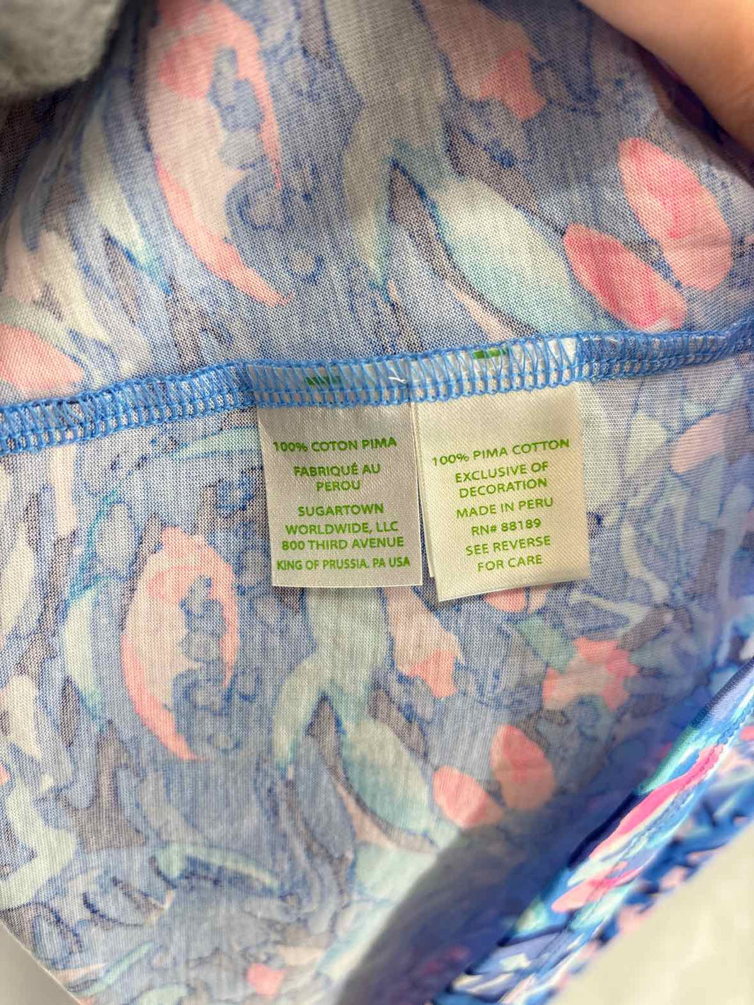 Size M Lilly Pulitzer Blue Print Dress