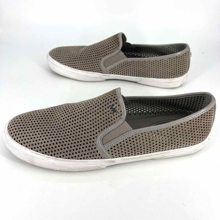 Shoe Size 10 Michael Kors Gray Suede Flats