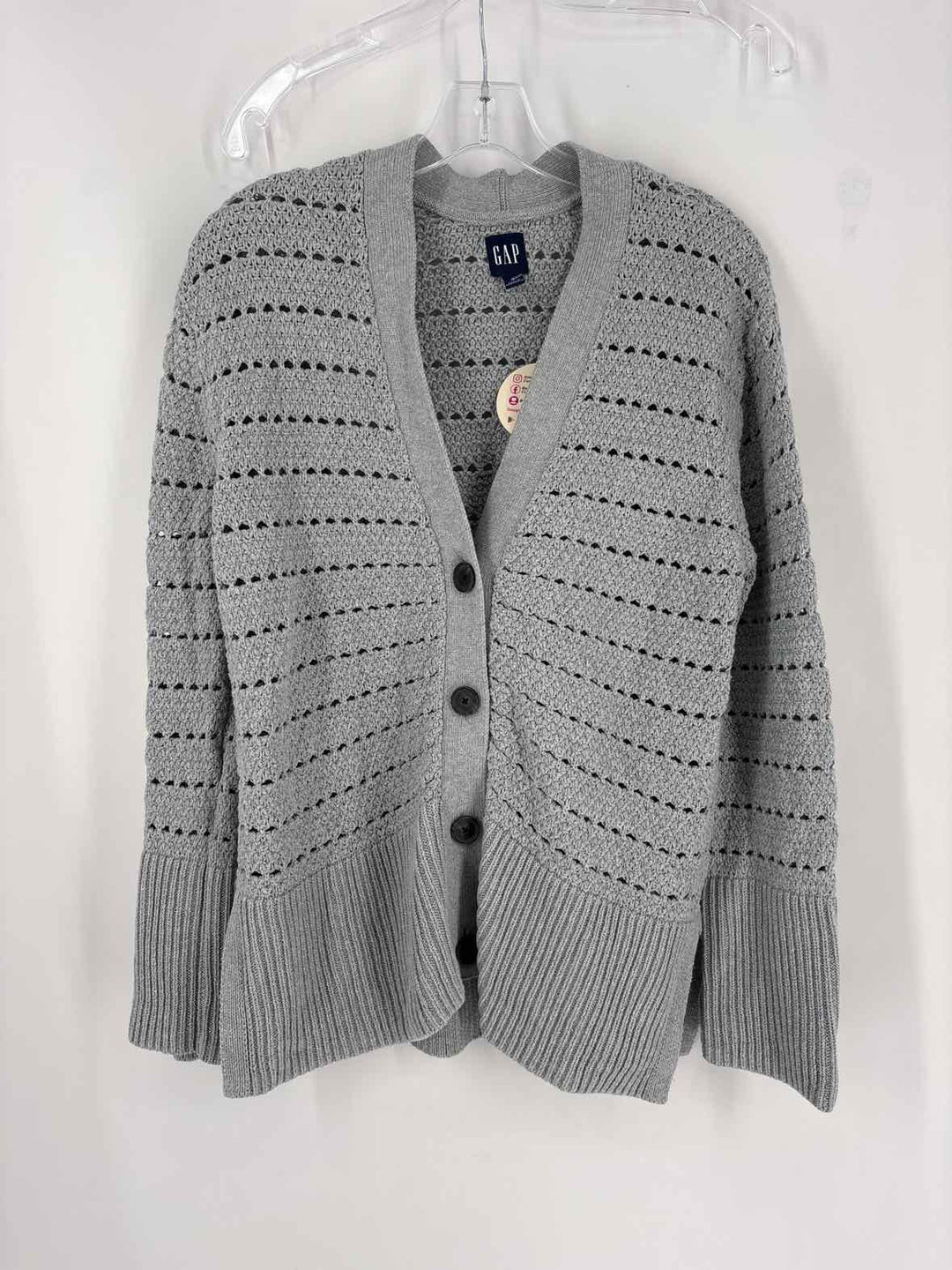 Size S GAP Gray Knit Cardigan