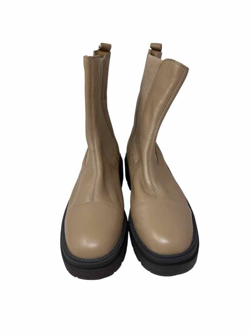 Shoe Size 11 Sam Edeleman Tan Leather Boots