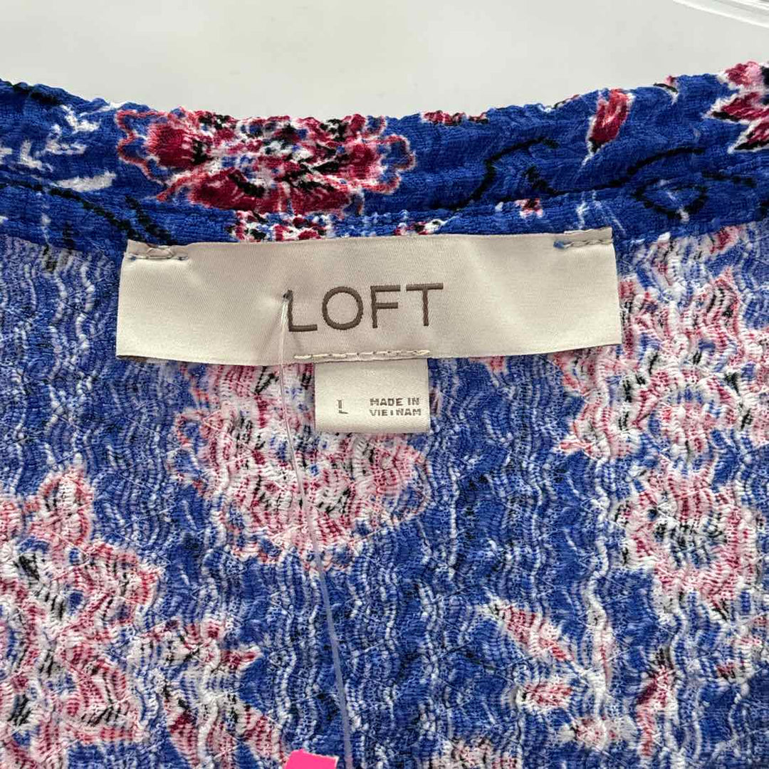 Size L LOFT Blue Shirt
