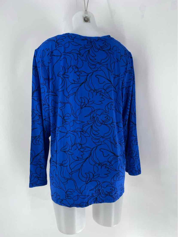 Size XL Chico's Blue Cotton Shirt